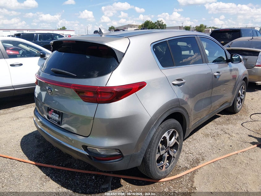 2021 Kia Sportage VIN KNDPM3AC1M7869023 IAAI salvage auction — HAIL, Clear (Oklahoma), sold $4,950 on 2026-08-01 (photo 4)