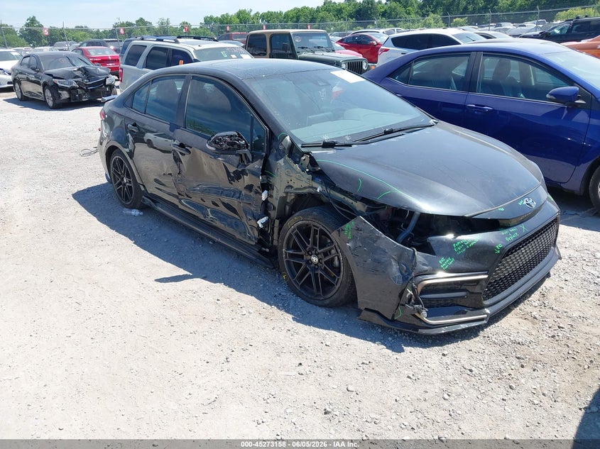 2021 Toyota Corolla VIN 5YFT4MCE8MP095595 IAAI salvage auction — LEFT FRONT, Salvage (Kentucky), sold $5,300 on 2026-07-29 (photo 1)