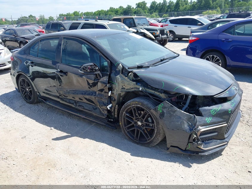 2021 Toyota Corolla VIN 5YFT4MCE8MP095595 IAAI salvage auction — LEFT FRONT, Salvage (Kentucky), sold $5,300 on 2026-07-29 (photo 6)