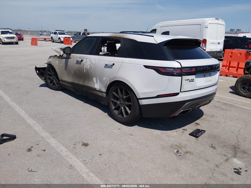 2021 Land rover Range rover velar VIN SALYT2EU0MA310577 IAAI salvage auction — Burn Engine, Salvage Title, sold $675 on 2026-07-21 (photo 3)