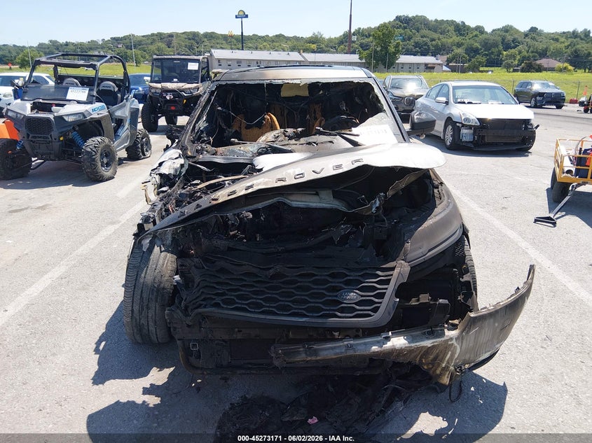 2021 Land rover Range rover velar VIN SALYT2EU0MA310577 IAAI salvage auction — Burn Engine, Salvage Title, sold $675 on 2026-07-21 (photo 6)