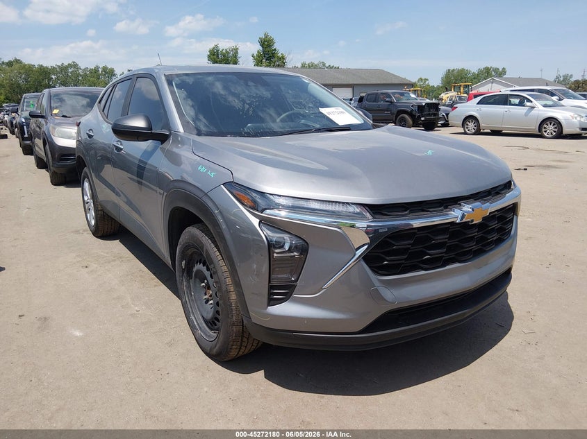 2025 Chevrolet Trax VIN KL77LFEP2SC095822 IAAI salvage auction — HAIL, Salvage (Ohio), sold $7,650 on 2026-07-14 (photo 1)