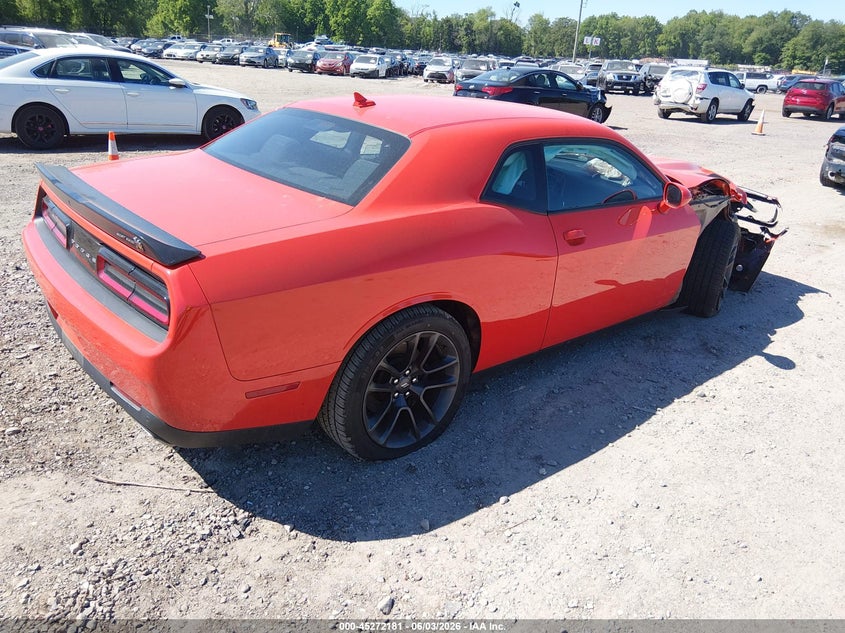 2022 Dodge Challenger VIN 2C3CDZFJ4NH113172 IAAI salvage auction — RIGHT FRONT, Salvage Title, sold $8,100 on 2026-07-28 (photo 4)