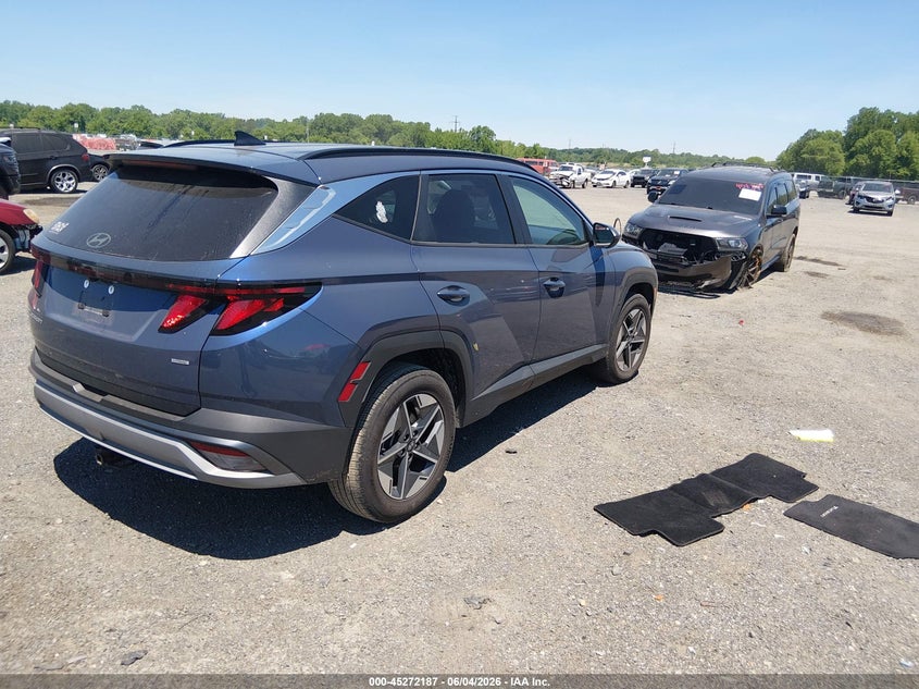 2025 Hyundai Tucson VIN 5NMJBCDE7SH504098 IAAI salvage auction — SIDE, Salvage Title, sold $11,100 on 2026-07-30 (photo 4)