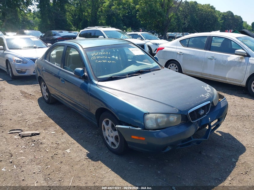 2003 Hyundai Elantra VIN KMHDN45D43U616637 IAAI salvage auction — NORMAL WEAR, Clear (New York), sold $425 on 2026-07-07 (photo 1)
