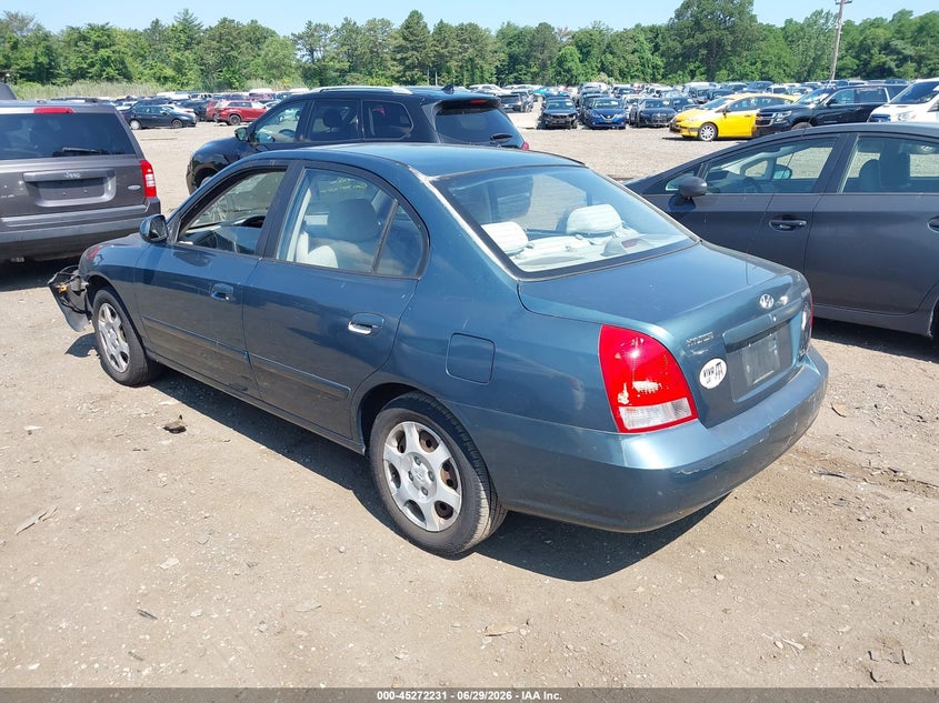 2003 Hyundai Elantra VIN KMHDN45D43U616637 IAAI salvage auction — NORMAL WEAR, Clear (New York), sold $425 on 2026-07-07 (photo 3)