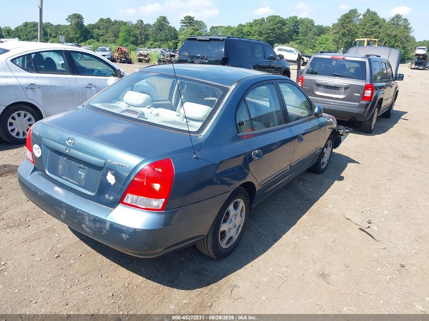 2003 Hyundai Elantra VIN KMHDN45D43U616637 IAAI salvage auction — NORMAL WEAR, Clear (New York), sold $425 on 2026-07-07 (photo 4)