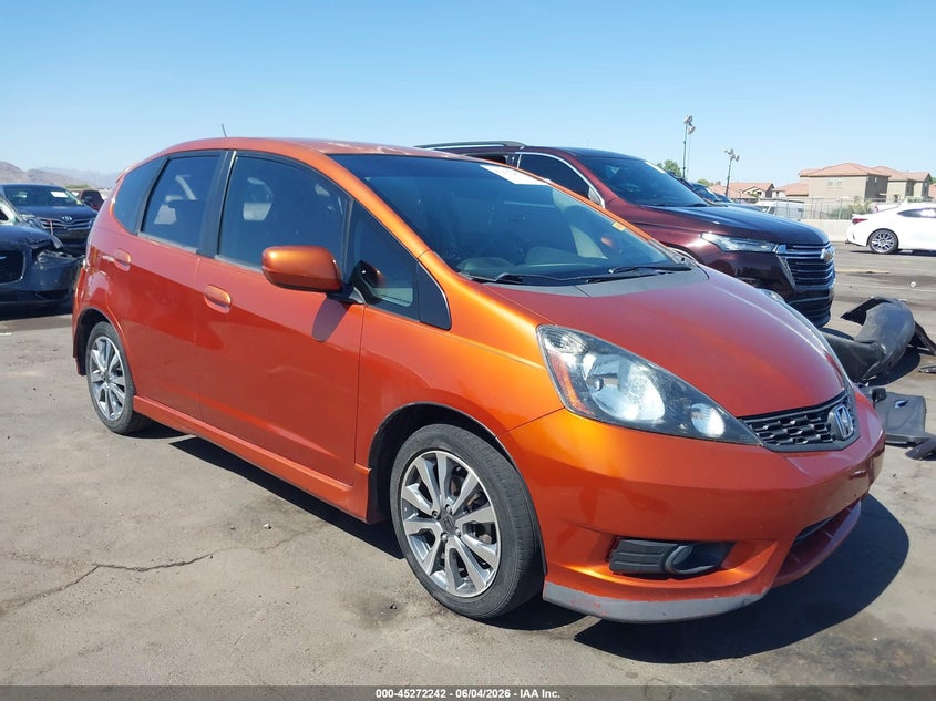 2012 Honda Fit VIN JHMGE8H56CC012587 IAAI salvage auction — REAR END, Salvage Title, sold $2,300 on 2026-07-07 (photo 1)