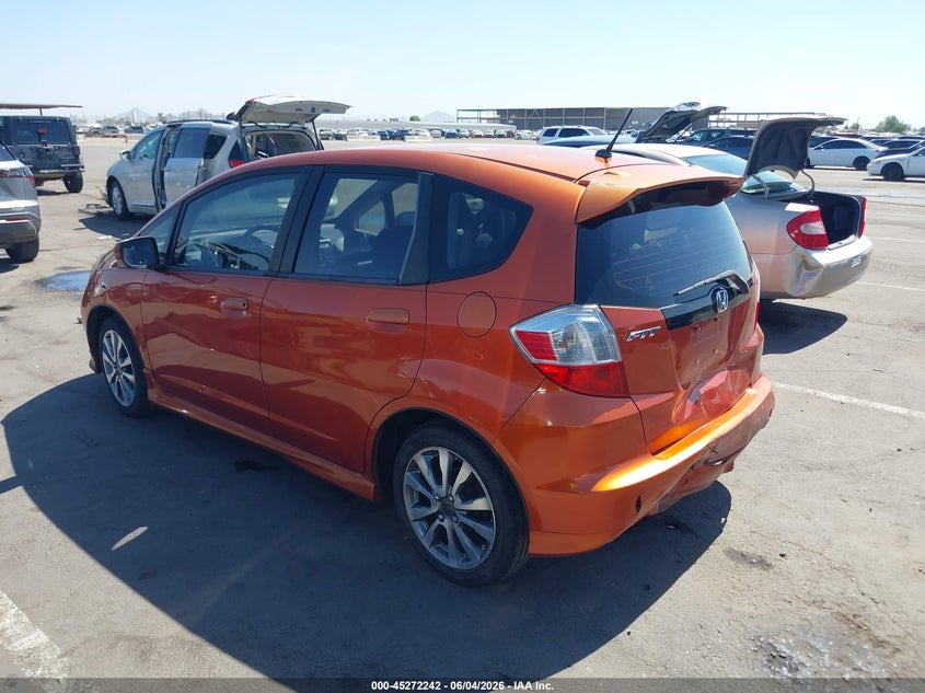 2012 Honda Fit VIN JHMGE8H56CC012587 IAAI salvage auction — REAR END, Salvage Title, sold $2,300 on 2026-07-07 (photo 3)