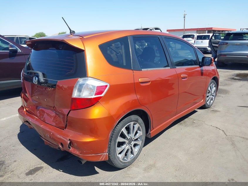 2012 Honda Fit VIN JHMGE8H56CC012587 IAAI salvage auction — REAR END, Salvage Title, sold $2,300 on 2026-07-07 (photo 4)