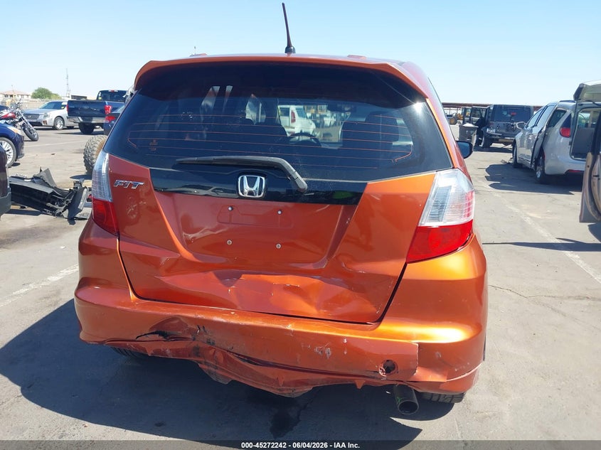 2012 Honda Fit VIN JHMGE8H56CC012587 IAAI salvage auction — REAR END, Salvage Title, sold $2,300 on 2026-07-07 (photo 6)