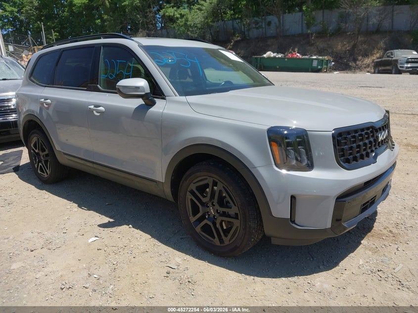 2024 Kia Telluride VIN 5XYP3DGCXRG519965 IAAI salvage auction — LEFT FRONT, Salvage (Pennsylvania), sold $11,600 on 2026-07-28 (photo 1)