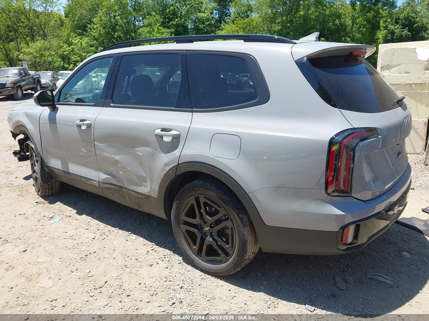 2024 Kia Telluride VIN 5XYP3DGCXRG519965 IAAI salvage auction — LEFT FRONT, Salvage (Pennsylvania), sold $11,600 on 2026-07-28 (photo 3)