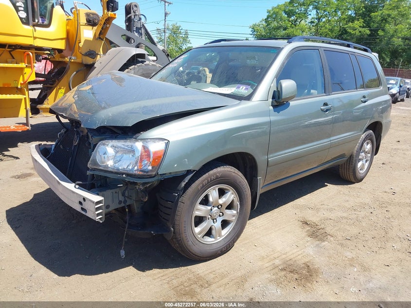 2007 Toyota Highlander VIN JTEHP21AX70216901 IAAI salvage auction — FRONT END, Salvage (Idaho), sold $475 on 2026-07-15 (photo 2)