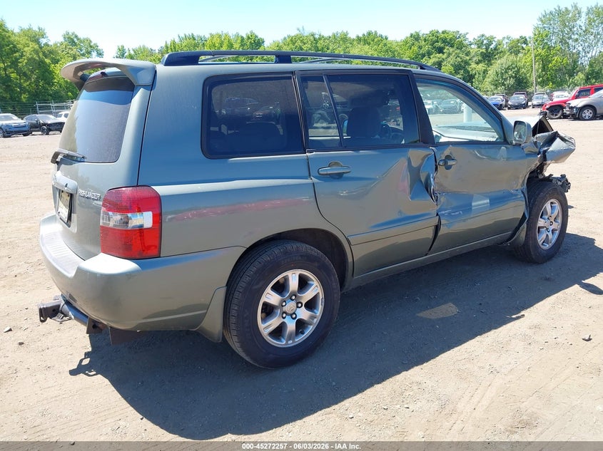2007 Toyota Highlander VIN JTEHP21AX70216901 IAAI salvage auction — FRONT END, Salvage (Idaho), sold $475 on 2026-07-15 (photo 4)