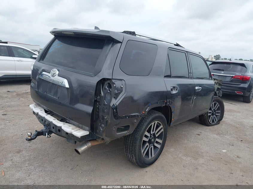 2019 Toyota 4runner VIN JTEBU5JRXK5669689 IAAI salvage auction — FRONT & REAR, Original (Texas), sold $9,400 on 2026-07-10 (photo 4)