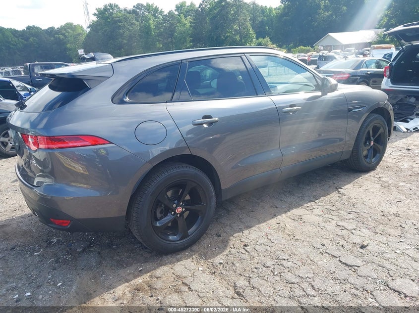 2019 Jaguar F-pace VIN SADCJ2GX1KA360842 IAAI salvage auction — FRONT END, Salvage Title, sold $5,200 on 2026-07-09 (photo 4)