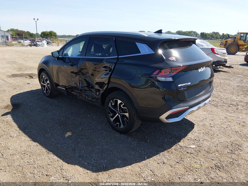 2023 Kia Sportage VIN KNDPVCAG2P7085065 IAAI salvage auction — SIDE, Salvage Title, sold $11,300 on 2026-07-09 (photo 3)