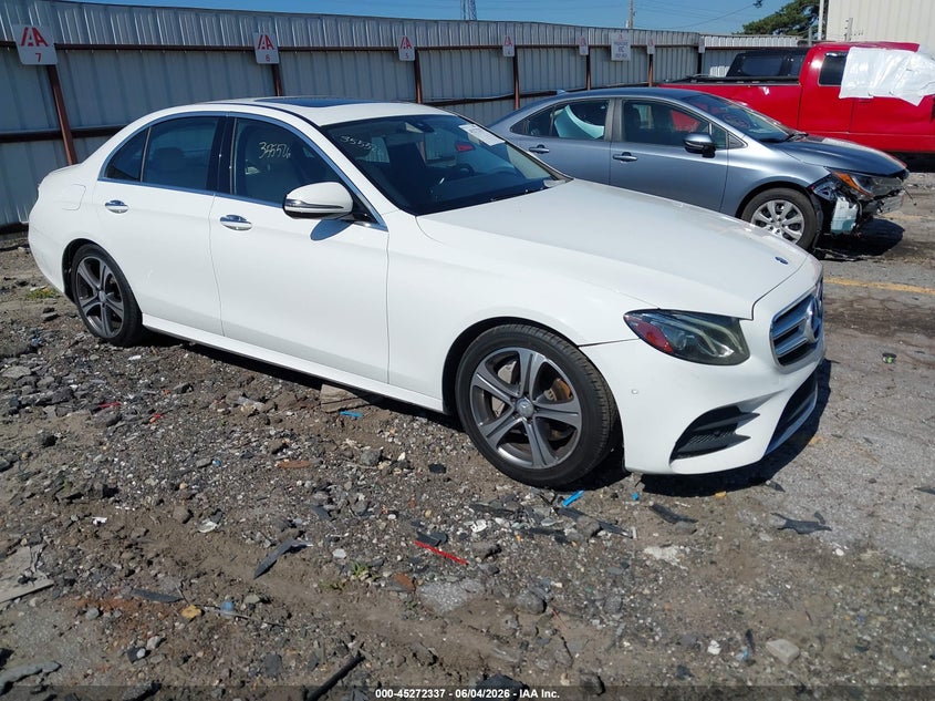2017 Mercedes-benz E-klasse VIN WDDZF4JB1HA098187 IAAI salvage auction — REAR END, Salvage Title, sold $5,225 on 2026-08-05 (photo 1)