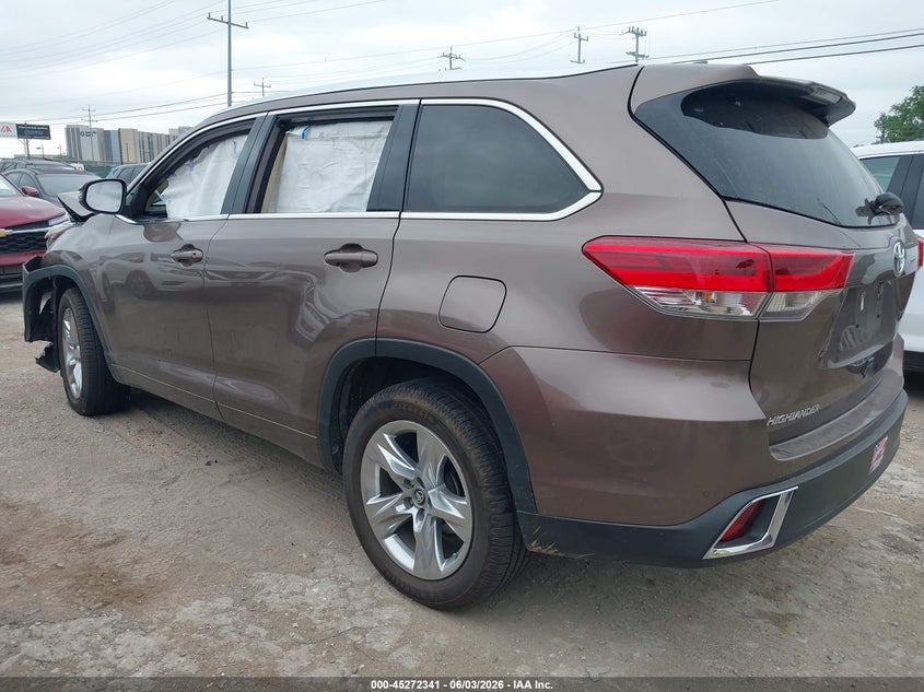 2018 Toyota Highlander VIN 5TDYZRFH0JS275232 IAAI salvage auction — FRONT END, Salvage Title, sold $8,250 on 2026-07-20 (photo 3)