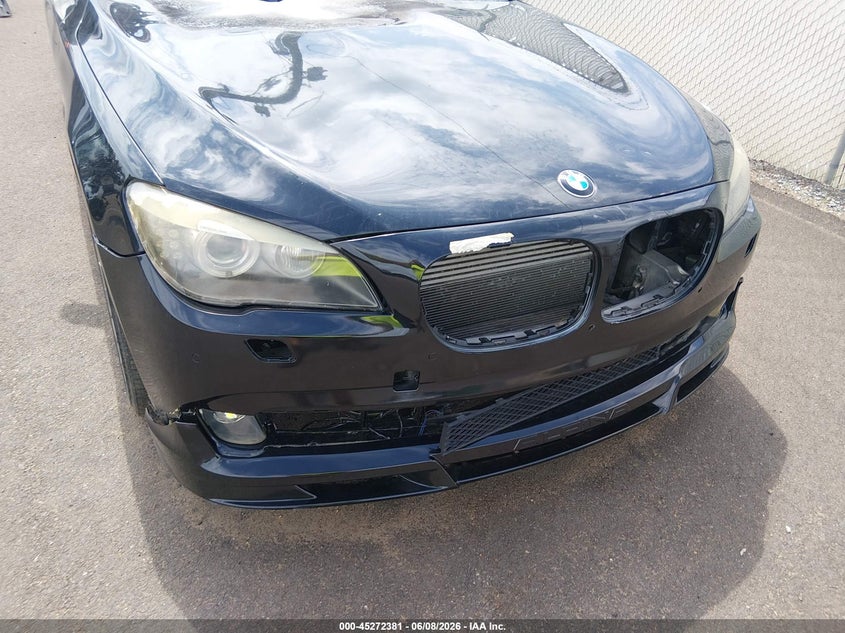 2012 BMW 7er VIN WBAKB8C52CC448071 IAAI salvage auction — Burn Interior, Salvage Title, sold $425 on 2026-07-16 (photo 6)