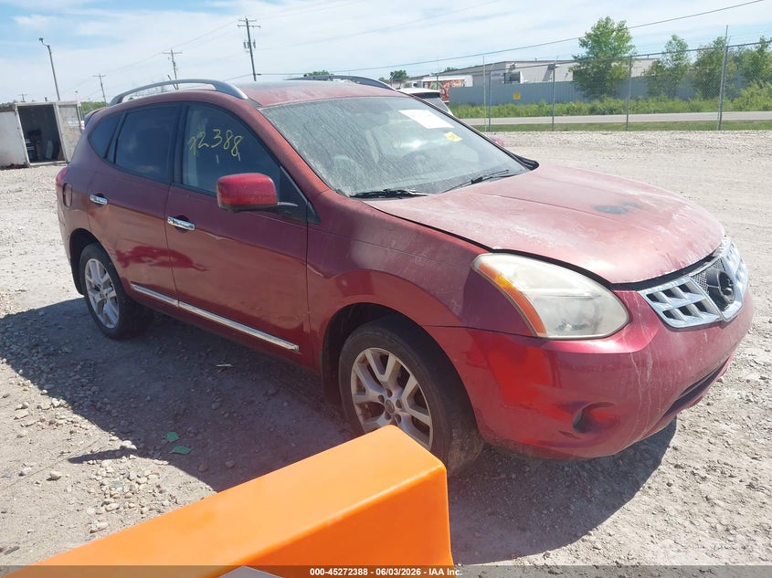 2012 Nissan Rogue VIN JN8AS5MT8CW284385 IAAI salvage auction — ENGINE BURN, Salvage Title, sold $50 on 2026-07-16 (photo 1)