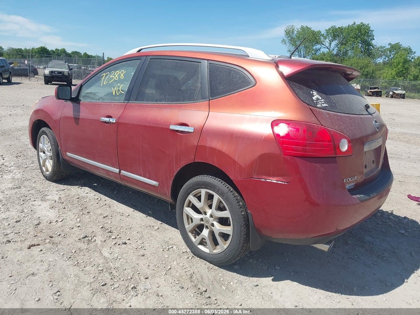 2012 Nissan Rogue VIN JN8AS5MT8CW284385 IAAI salvage auction — ENGINE BURN, Salvage Title, sold $50 on 2026-07-16 (photo 3)