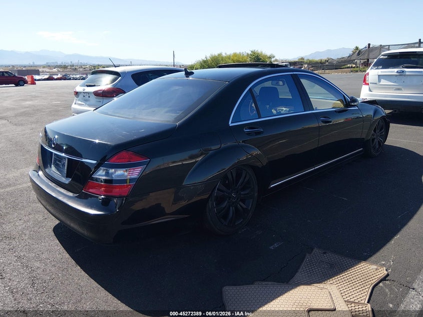 2009 Mercedes-benz S class VIN WDDNG71X69A281692 IAAI salvage auction — NORMAL WEAR, Clear (Nevada), sold $100 on 2026-07-24 (photo 4)