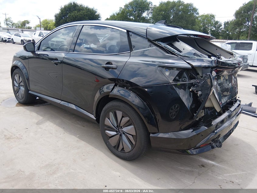 2023 Nissan Ariya VIN JN1AF0BA2PM407350 IAAI salvage auction — REAR END, Salvage Title, sold $8,900 on 2026-08-13 (photo 3)