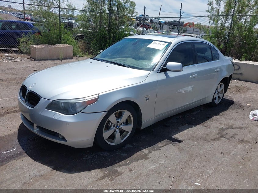 2006 BMW 5 series VIN WBANB53566CP01781 IAAI salvage auction — REAR END, Salvage (New Mexico), sold $950 on 2026-07-06 (photo 2)