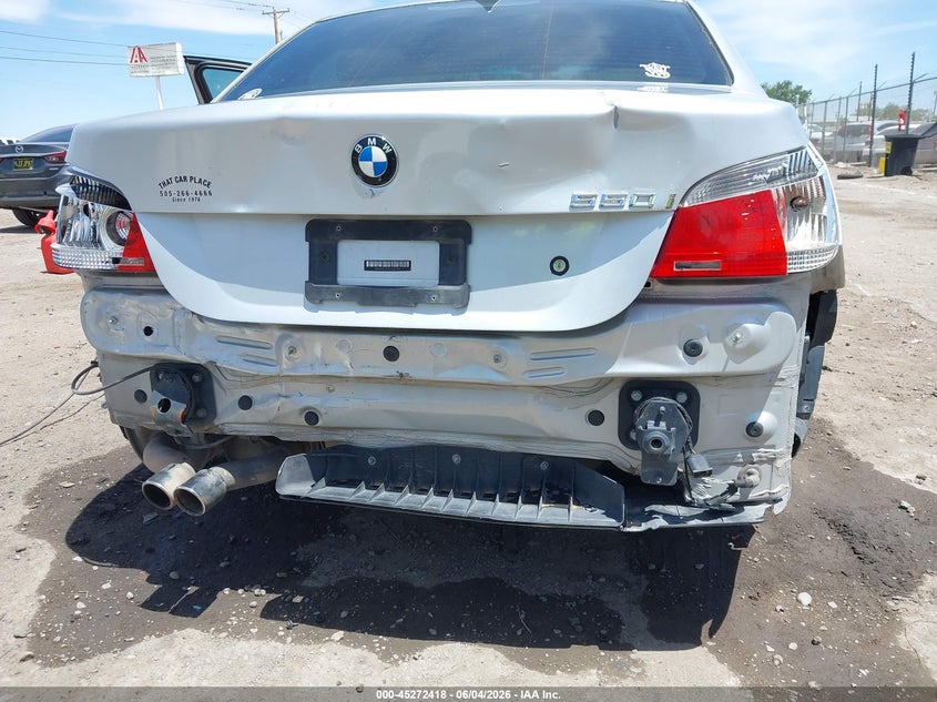 2006 BMW 5 series VIN WBANB53566CP01781 IAAI salvage auction — REAR END, Salvage (New Mexico), sold $950 on 2026-07-06 (photo 6)