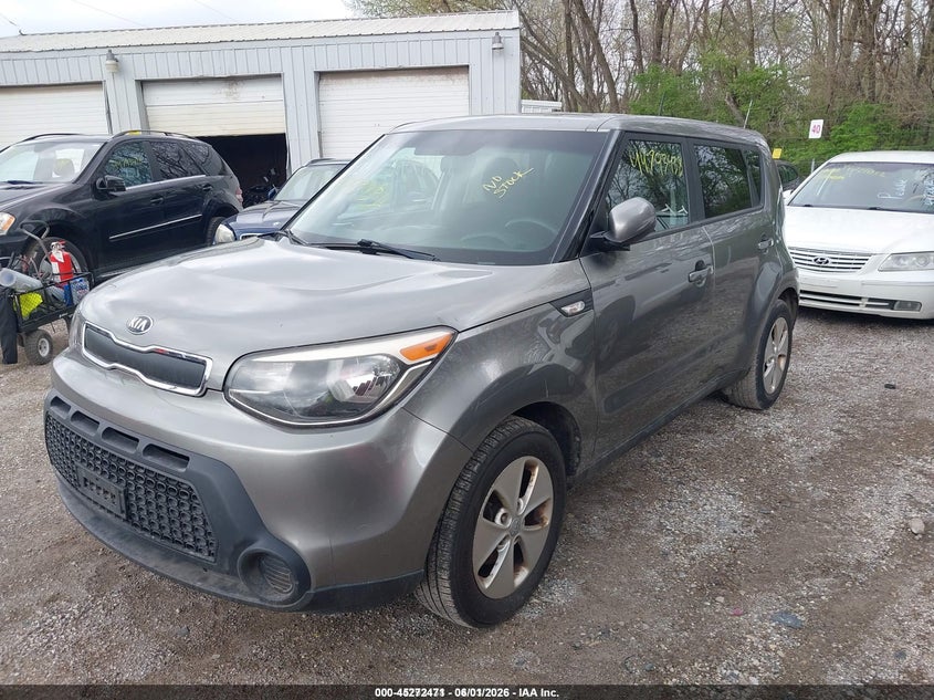2014 Kia Soul VIN KNDJN2A23E7092625 IAAI salvage auction — FRONT END, Original (West Virginia), sold $975 on 2026-07-29 (photo 2)