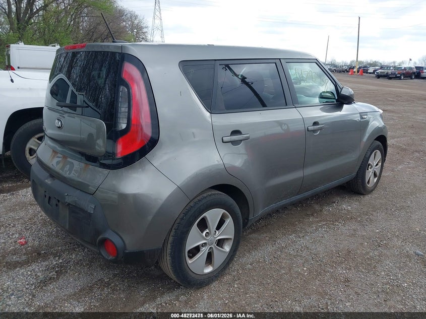 2014 Kia Soul VIN KNDJN2A23E7092625 IAAI salvage auction — FRONT END, Original (West Virginia), sold $975 on 2026-07-29 (photo 4)
