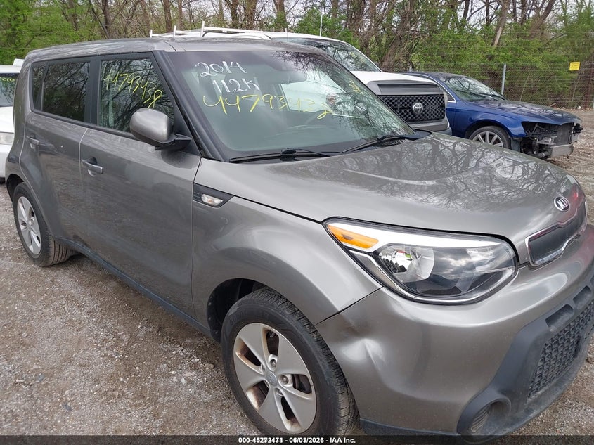2014 Kia Soul VIN KNDJN2A23E7092625 IAAI salvage auction — FRONT END, Original (West Virginia), sold $975 on 2026-07-29 (photo 6)