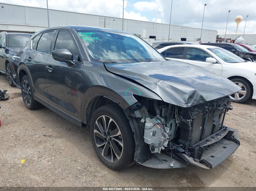 2023 Mazda Cx-5 VIN JM3KFBDM2P0199313 IAAI salvage auction — FRONT END, Original (Texas), sold $12,100 on 2026-07-09 (photo 1)