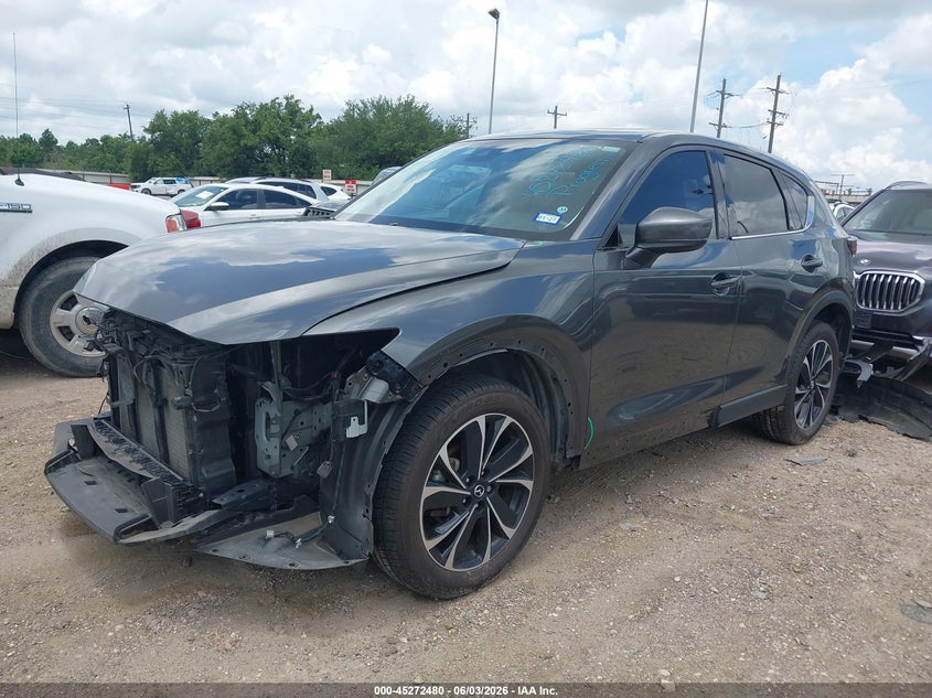2023 Mazda Cx-5 VIN JM3KFBDM2P0199313 IAAI salvage auction — FRONT END, Original (Texas), sold $12,100 on 2026-07-09 (photo 2)