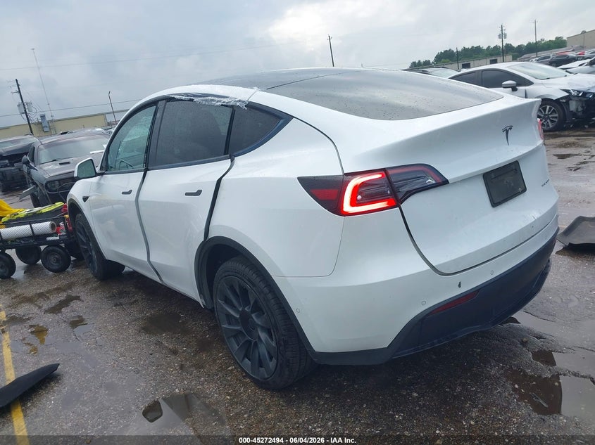 2021 Tesla Model y VIN 5YJYGDEEXMF306236 IAAI salvage auction — UNDERCARRIAGE, Original (Texas), sold $7,300 on 2026-07-30 (photo 3)