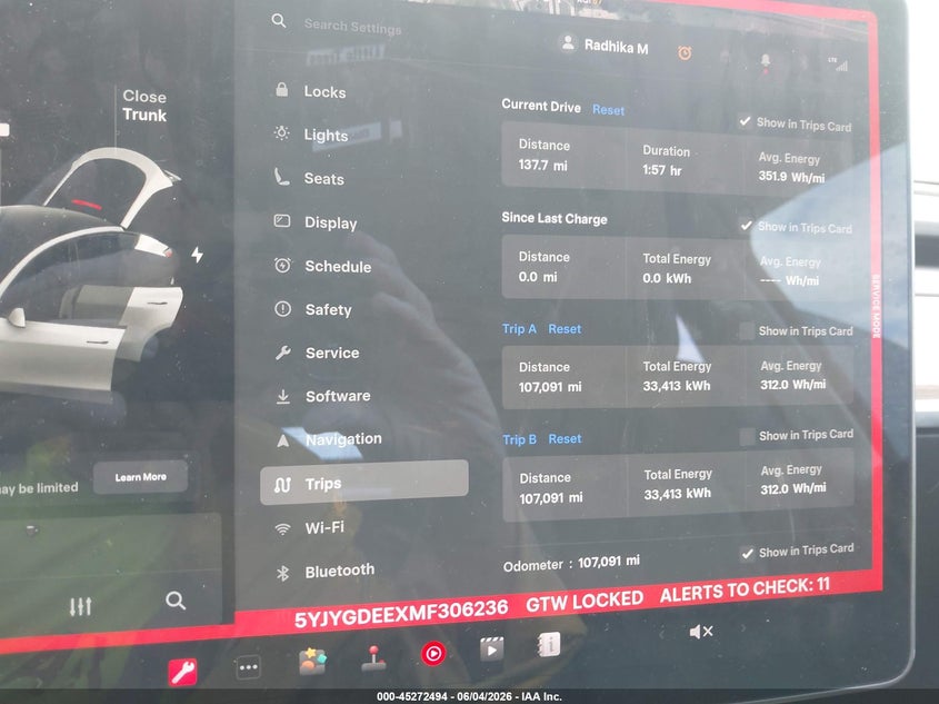 2021 Tesla Model y VIN 5YJYGDEEXMF306236 IAAI salvage auction — UNDERCARRIAGE, Original (Texas), sold $7,300 on 2026-07-30 (photo 7)