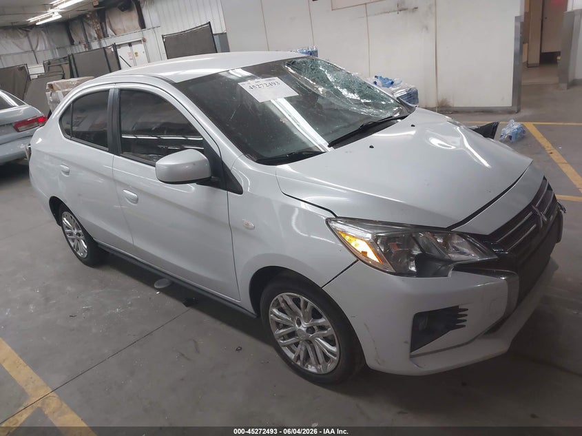 2024 Mitsubishi Mirage VIN ML32FUFJ3RHF06442 IAAI salvage auction — FRONT END, Salvage (Arizona), sold $1,600 on 2026-07-28 (photo 1)