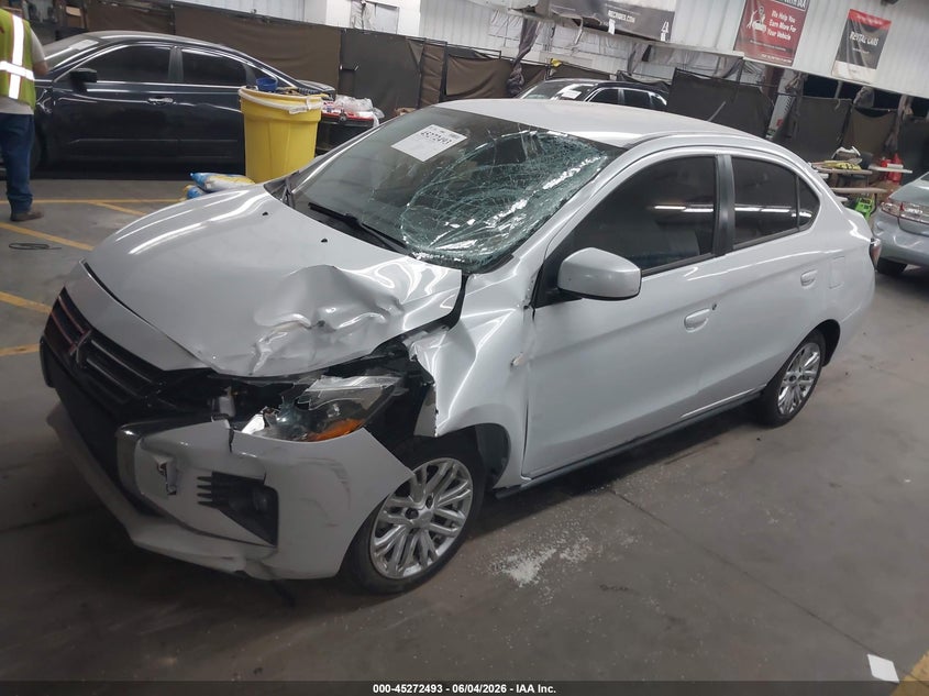2024 Mitsubishi Mirage VIN ML32FUFJ3RHF06442 IAAI salvage auction — FRONT END, Salvage (Arizona), sold $1,600 on 2026-07-28 (photo 2)