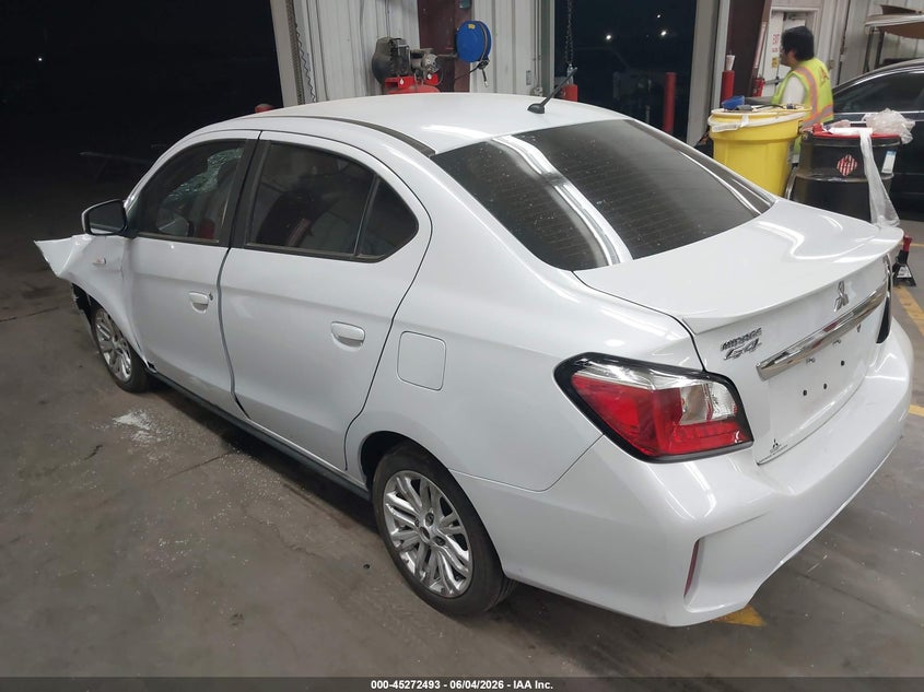 2024 Mitsubishi Mirage VIN ML32FUFJ3RHF06442 IAAI salvage auction — FRONT END, Salvage (Arizona), sold $1,600 on 2026-07-28 (photo 3)