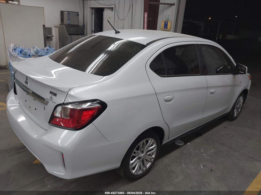 2024 Mitsubishi Mirage VIN ML32FUFJ3RHF06442 IAAI salvage auction — FRONT END, Salvage (Arizona), sold $1,600 on 2026-07-28 (photo 4)