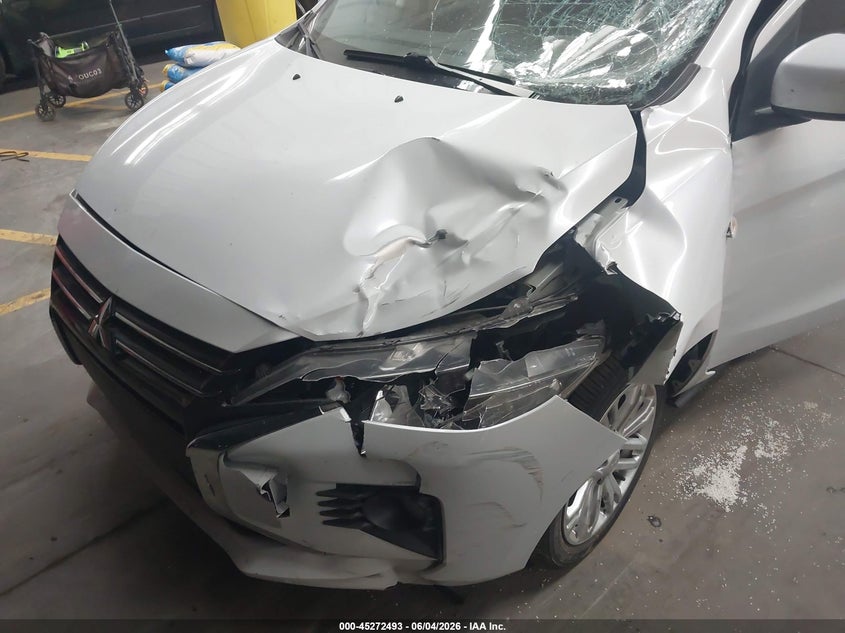 2024 Mitsubishi Mirage VIN ML32FUFJ3RHF06442 IAAI salvage auction — FRONT END, Salvage (Arizona), sold $1,600 on 2026-07-28 (photo 6)