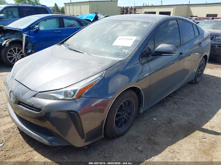 2019 Toyota Prius VIN JTDKARFU4K3070767 IAAI salvage auction — NORMAL WEAR, Clear (Michigan), sold $6,550 on 2026-07-16 (photo 2)