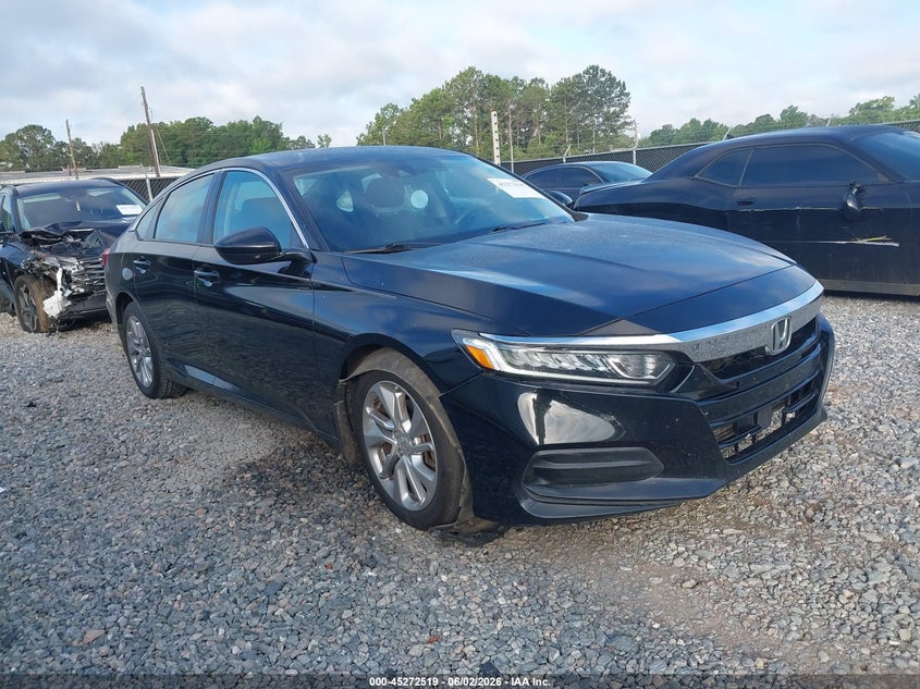 2018 Honda Accord VIN 1HGCV1F18JA043308 IAAI salvage auction — RIGHT FRONT, Salvage Title, sold $3,750 on 2026-07-10 (photo 1)