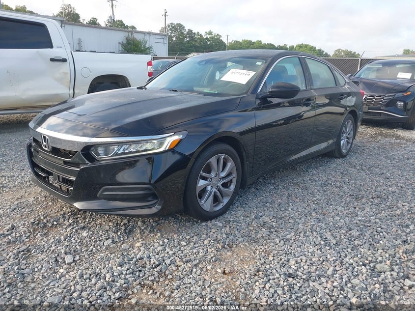 2018 Honda Accord VIN 1HGCV1F18JA043308 IAAI salvage auction — RIGHT FRONT, Salvage Title, sold $3,750 on 2026-07-10 (photo 2)