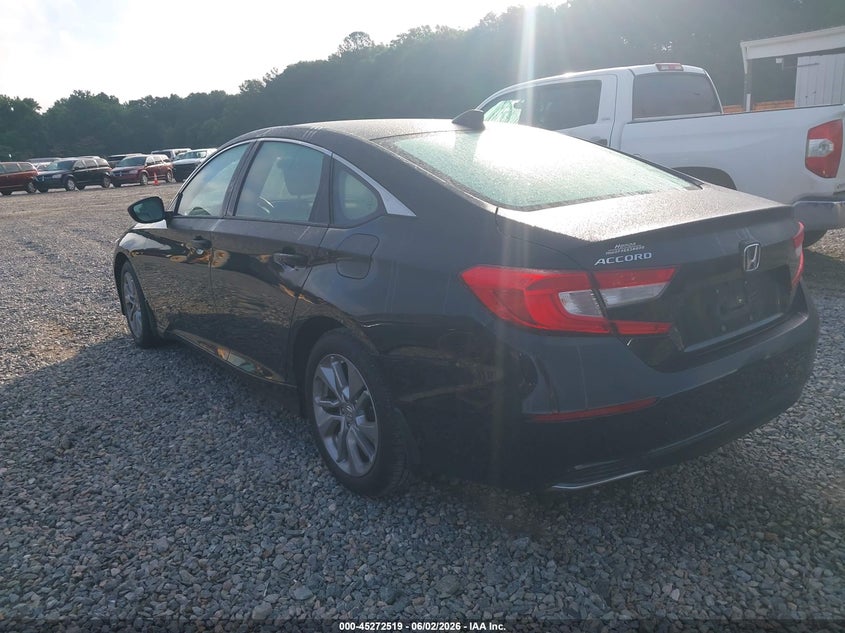2018 Honda Accord VIN 1HGCV1F18JA043308 IAAI salvage auction — RIGHT FRONT, Salvage Title, sold $3,750 on 2026-07-10 (photo 3)