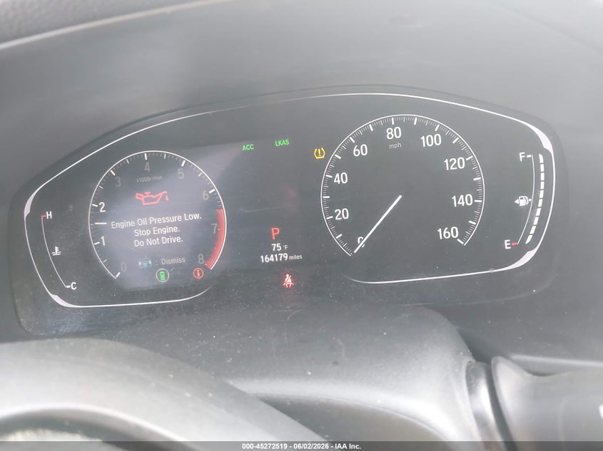 2018 Honda Accord VIN 1HGCV1F18JA043308 IAAI salvage auction — RIGHT FRONT, Salvage Title, sold $3,750 on 2026-07-10 (photo 7)