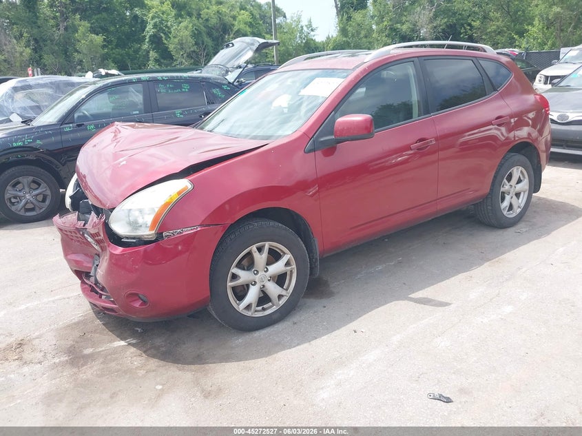 2008 Nissan Rogue VIN JN8AS58V18W127798 IAAI salvage auction — FRONT END, Salvage (Missouri), sold $475 on 2026-07-08 (photo 2)