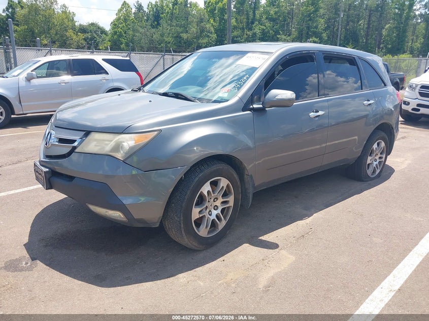 2008 Acura Mdx VIN 2HNYD28688H543299 IAAI salvage auction — REPOSSESSION, Nrc Lienholder Repossession Paperwork (Mississippi), sold $375 on 2026-07-09 (photo 2)